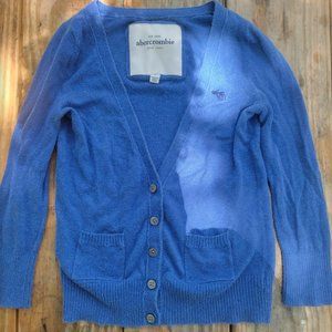 Blue Abercrombie Cardigan
